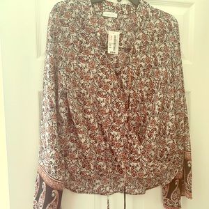 Crossover never worn Juniper Blue shirt!